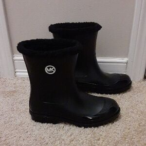Black MK Rain Boots